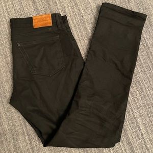 Shockoe Atelier slim black selvedge denim